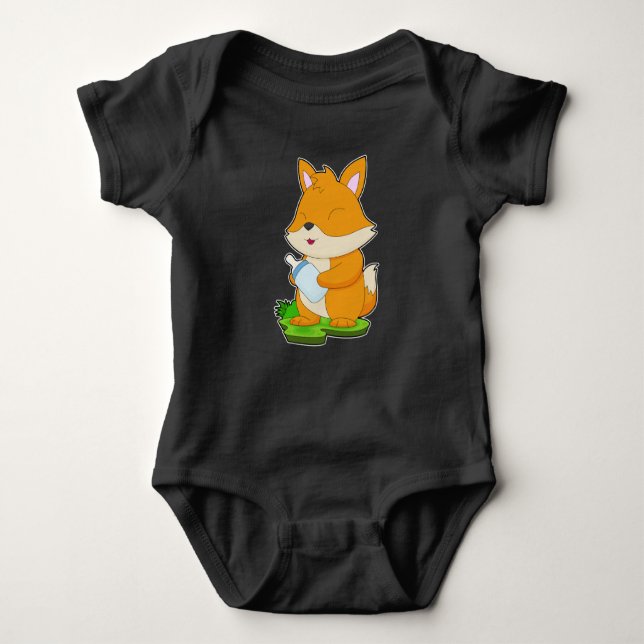 Fox Baby flaska T Shirt (Framsida)