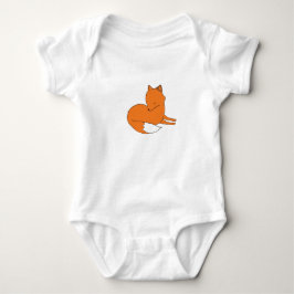 Fox Baby Jersey Bodykosti, vit Tröja