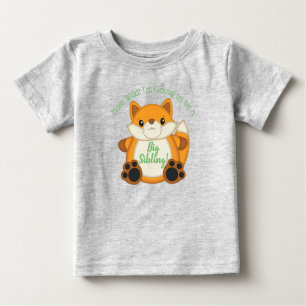 Fox Baby Shower-Grönt T Shirt