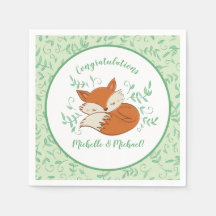 Fox Baby Shower Woodland Animals
