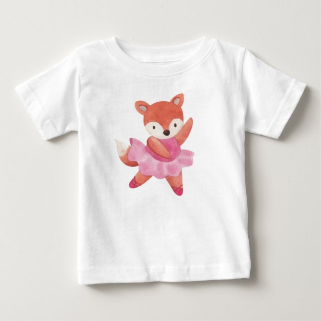 Fox Ballerina T Shirt (Framsida)