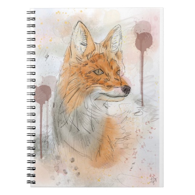 Fox bärbar dator anteckningsbok (Framsidan)
