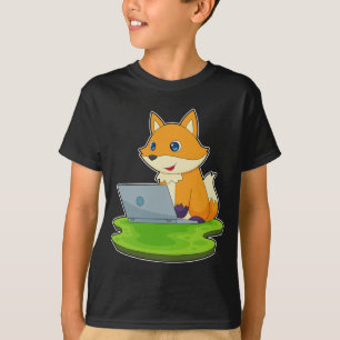 Fox bärbar dator t shirt