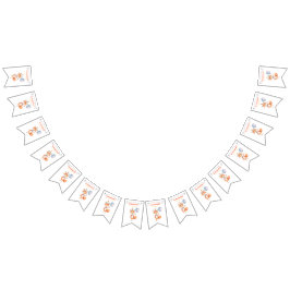 Fox Barns födelsedag Party Vimplar