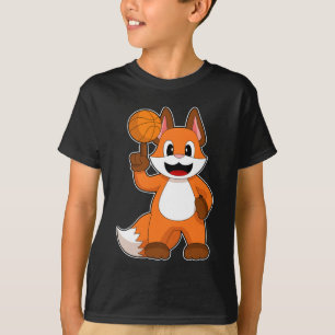 Fox Basketball-spelare Basketball Sports T Shirt