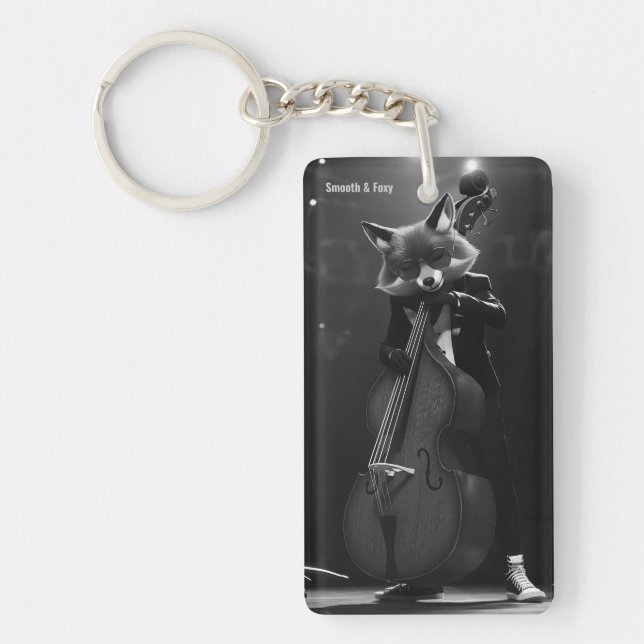Fox Bassist Stage Performance Keychain (Framsidan)