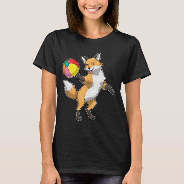 Fox Beach boll T Shirt (Framsida)