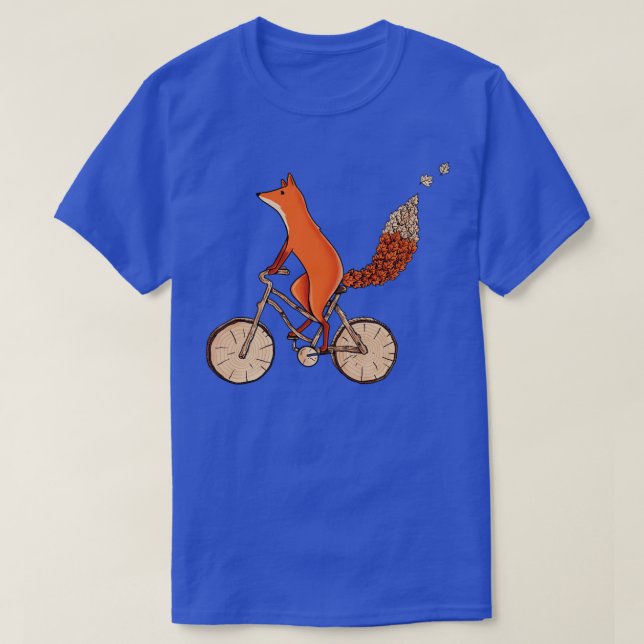 Fox Bicycle T Shirt (Design framsida)