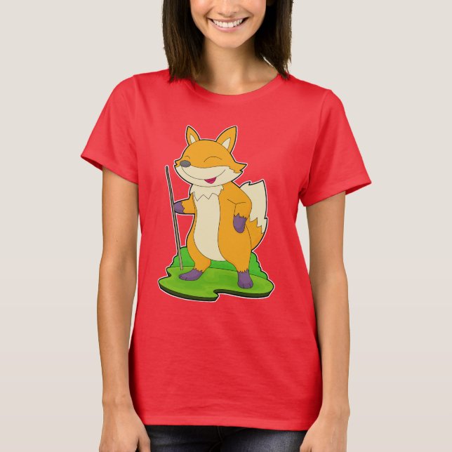 Fox Billiard Queue T Shirt (Framsida)
