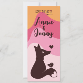 Fox & Bird Rosa Sunset Spara Datumet
