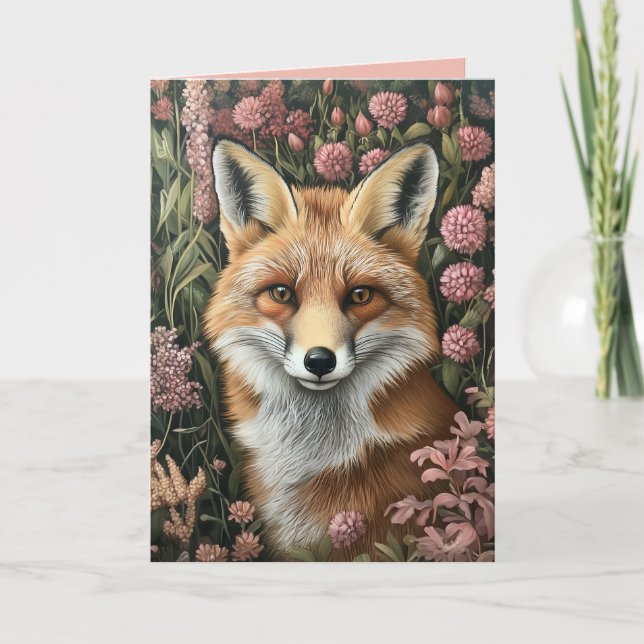 Fox bland blooms Vår Inbjudan (Framsida)
