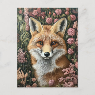 Fox bland blooms Vår Vykort