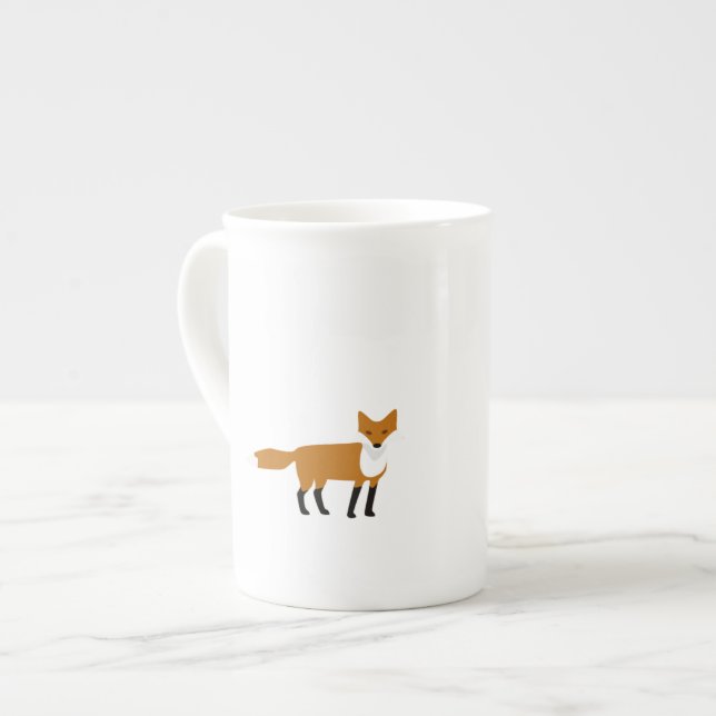 Fox Bone China mugg Benporslin Mugg (Framsida vänster)