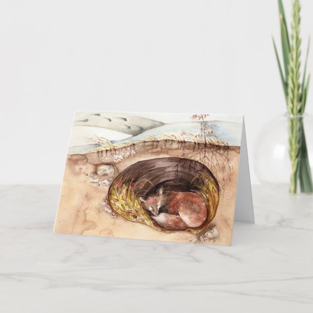 Fox Borrow Helgkort (Framsida)