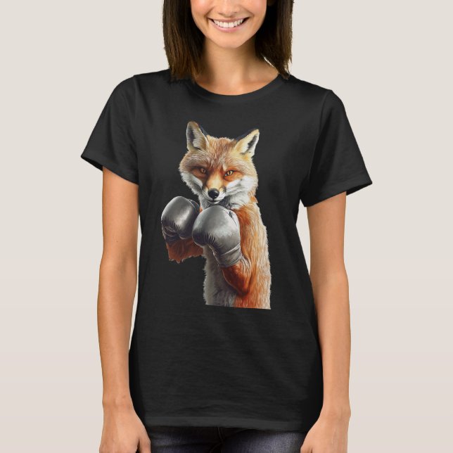 Fox Boxing T Shirt (Framsida)