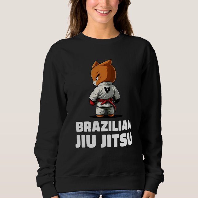 Fox Brazilian Jiu Jitsu and Grappling T Shirt (Framsida)
