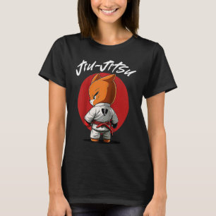 Fox Brazilian Jiu Jitsu och Grappling Raglan T Shirt