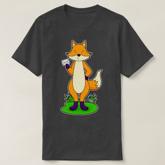 Fox Brev T Shirt (Design framsida)