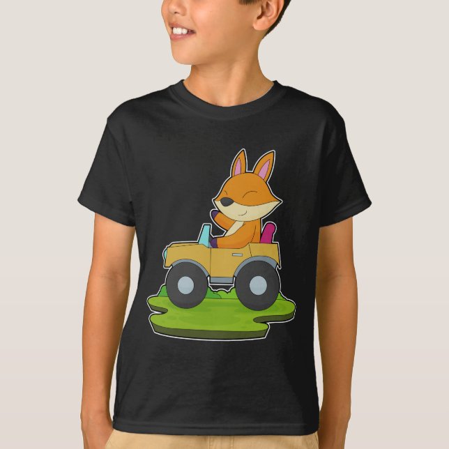 Fox Car T Shirt (Framsida)