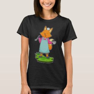 Fox Chef Bowl Cooking spoon T Shirt