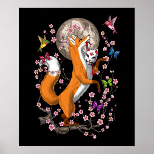 Fox Cherry Blommar Poster