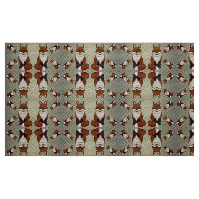 Fox Circle Tyg (Fat Quarter)