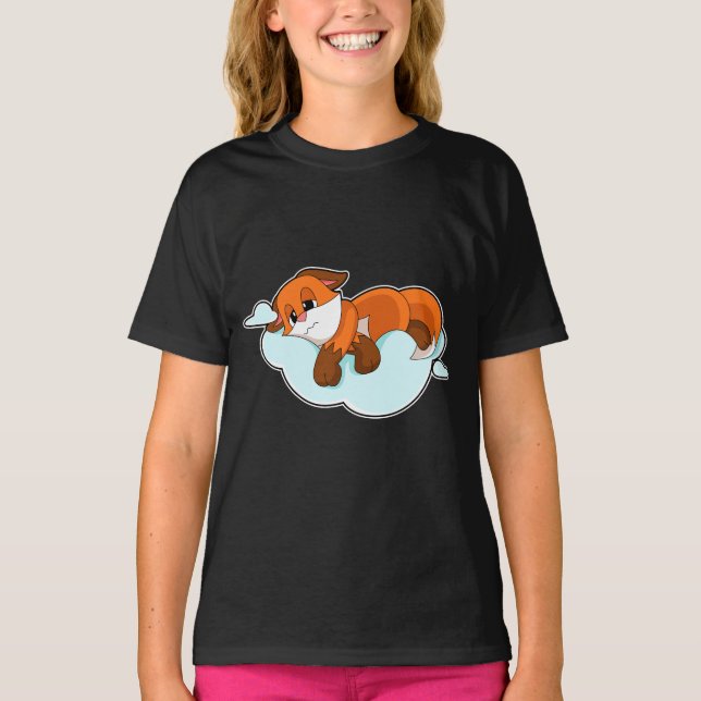 Fox Clouds T Shirt (Framsida)