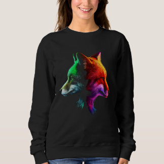Fox Colourful Fantasy Animal Fox T Shirt