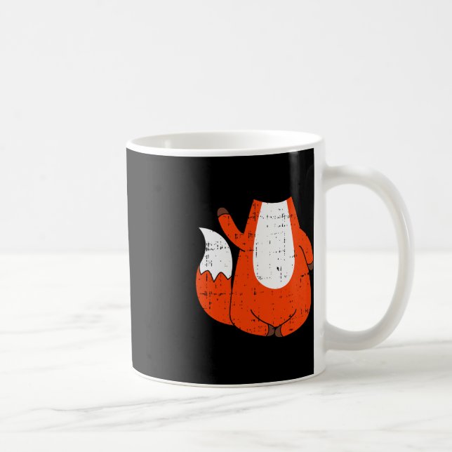 Fox Costume Cute Easy Animal Halloween Gift Kaffemugg (Höger)