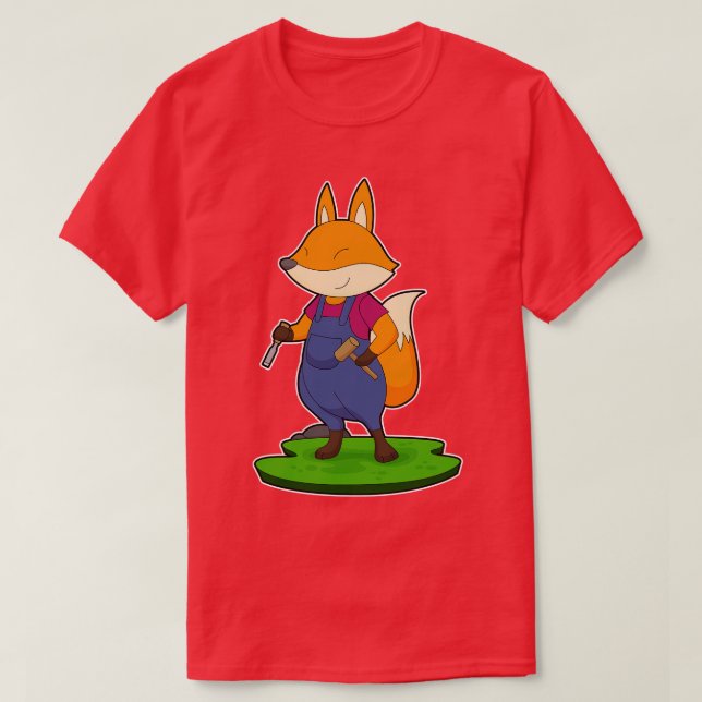 Fox Crateur Chisel Hammer T Shirt (Design framsida)
