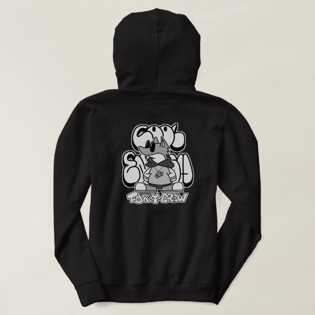 FOX CREW HOODIE (Design baksida)