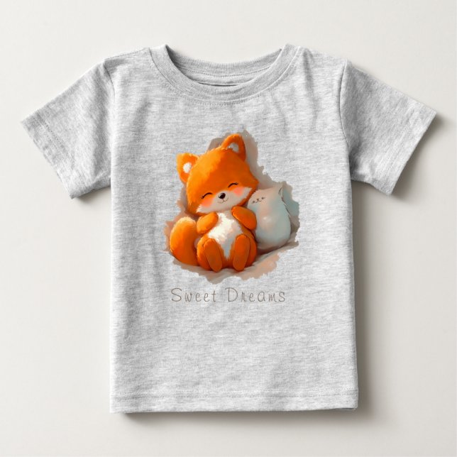 Fox cub anime t shirt (Framsida)