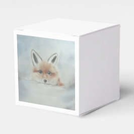 Fox cub favor box presentaskar