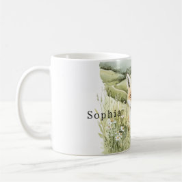 Fox Daisy Flowers Kaffemugg