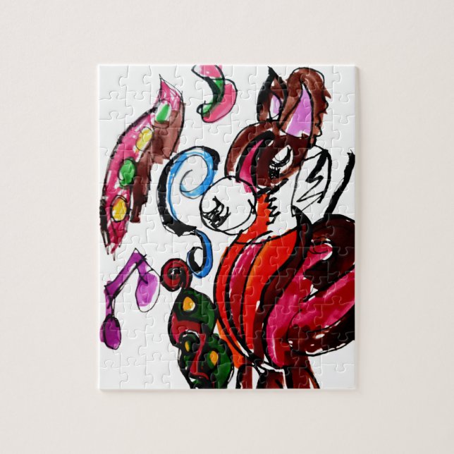 Fox-danshöst Pussel (Vertikal)