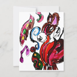 Fox-danshöst Vykort