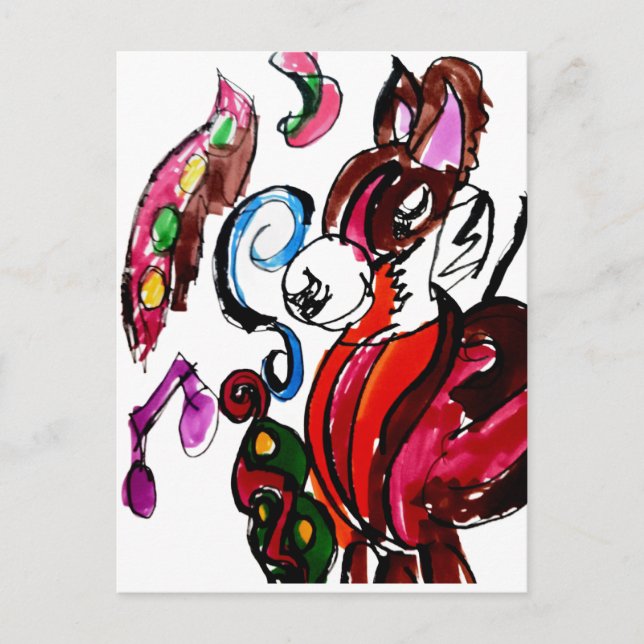 Fox-danshöst Vykort (Framsida)