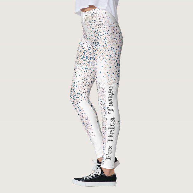 Fox Delta Tango Leggings med söt polka dots FDT (Vänster)
