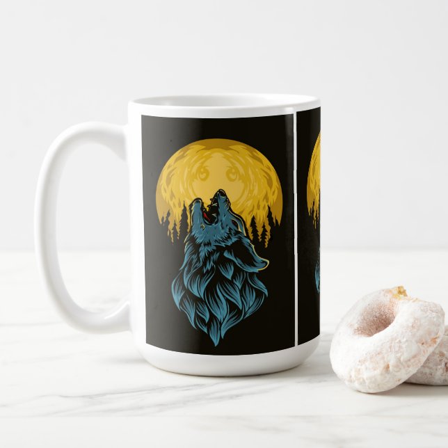 Fox Design Tshirt Kaffemugg (Med munk)