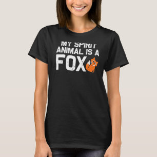 Fox Designer För manar Women Foxes Animal Wildlife T Shirt