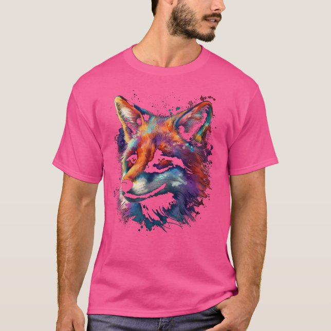 Fox Djurart Fox T Shirt (Framsida)