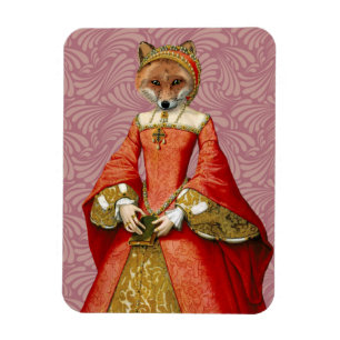 Fox drottning magnet