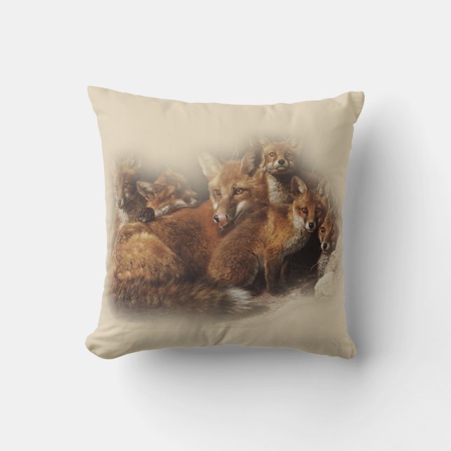 Fox-familjen Kudde (Framsida)