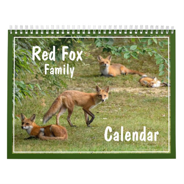 Fox Family Calendar Kalender (Omslag)