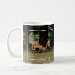 Fox Family Output White Gräns Coffee Mugg