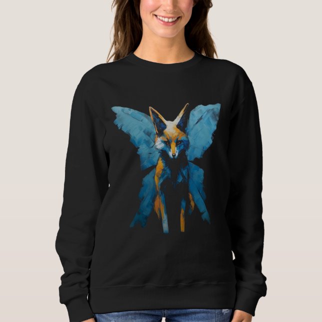 Fox Fantasy Artwork - Animal Art Fox T Shirt (Framsida)