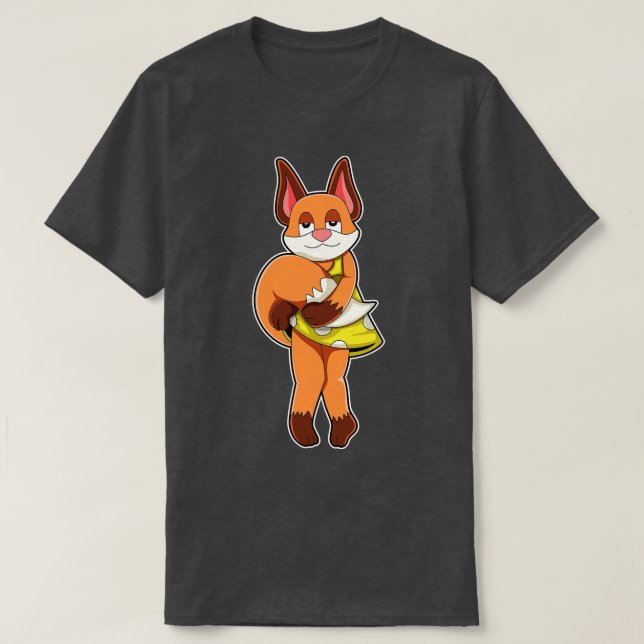 Fox Female med Skirt T Shirt (Design framsida)