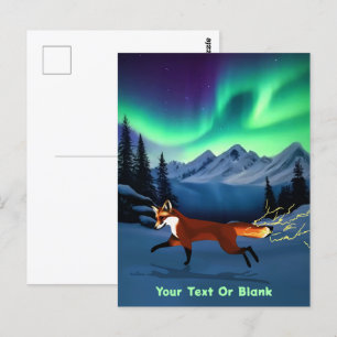 Fox Fire - norra Ljus Vykort