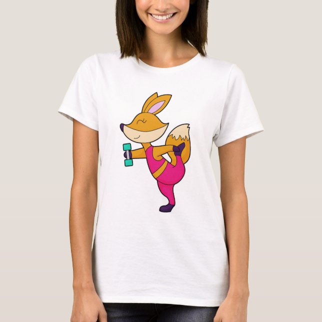 Fox Fitness Dumbbell T Shirt (Framsida)