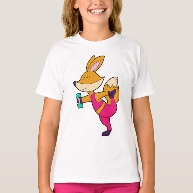 Fox Fitness Dumbbell T Shirt (Framsida)